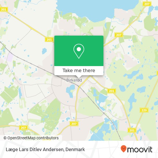 Læge Lars Ditlev Andersen map