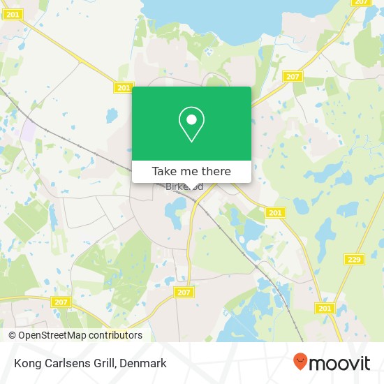 Kong Carlsens Grill map