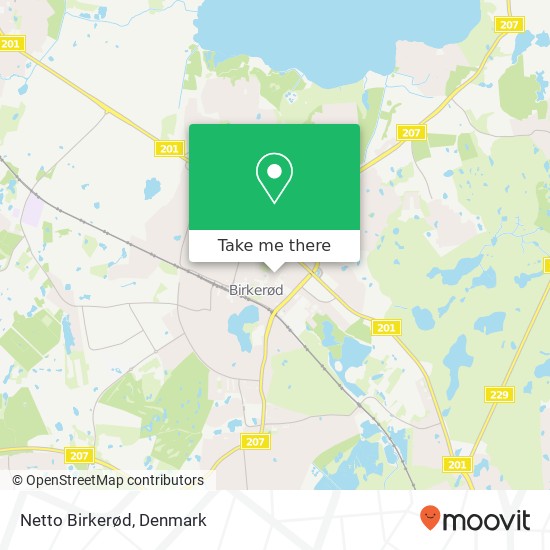 Netto Birkerød map