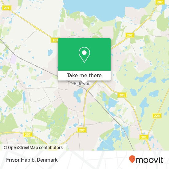 Frisør Habib map