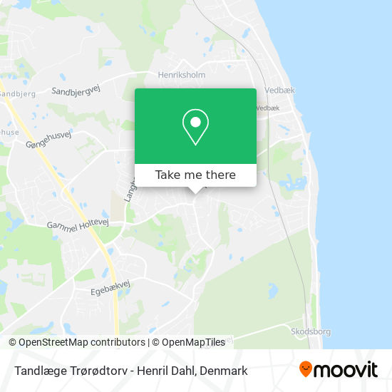 Tandlæge Trørødtorv - Henril Dahl map