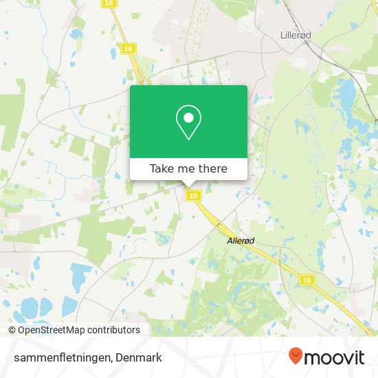 sammenfletningen map