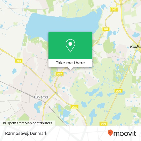 Rørmosevej map