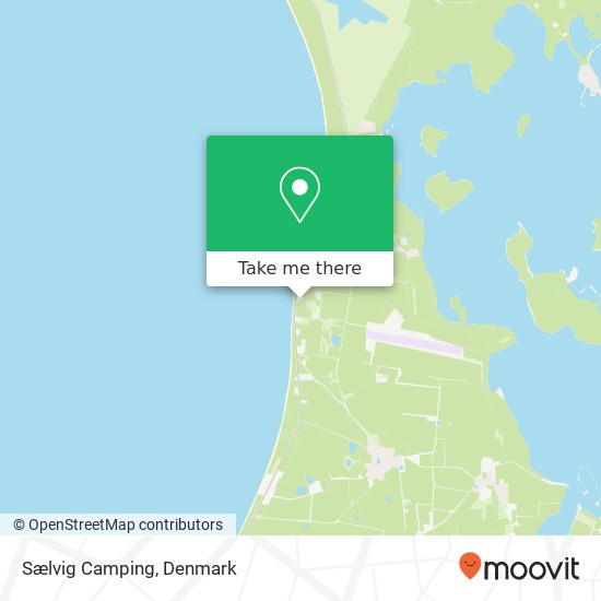 Sælvig Camping map