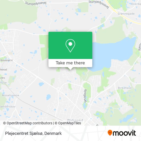 Plejecentret Sjælsø map