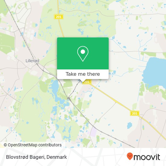 Blovstrød Bageri map