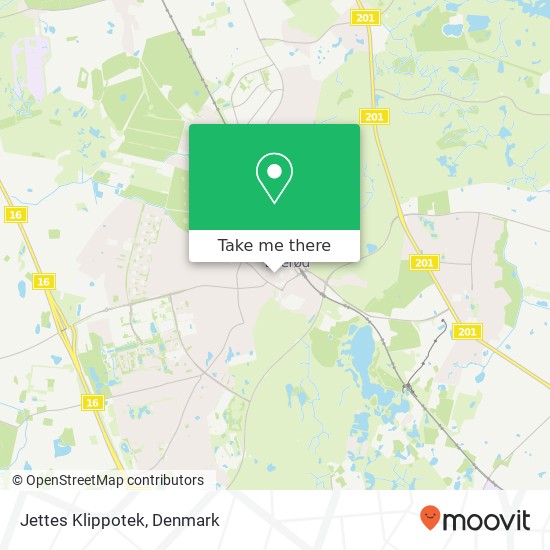 Jettes Klippotek map