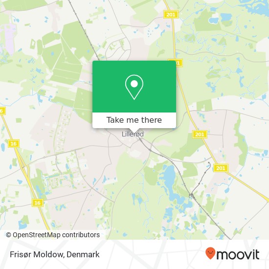 Frisør Moldow map