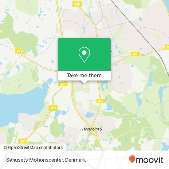 Søhusets Motionscenter map