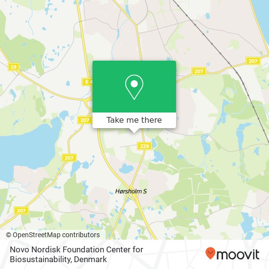 Novo Nordisk Foundation Center for Biosustainability map