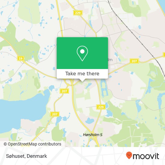 Søhuset map