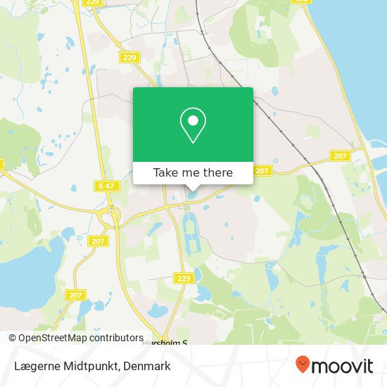 Lægerne Midtpunkt map