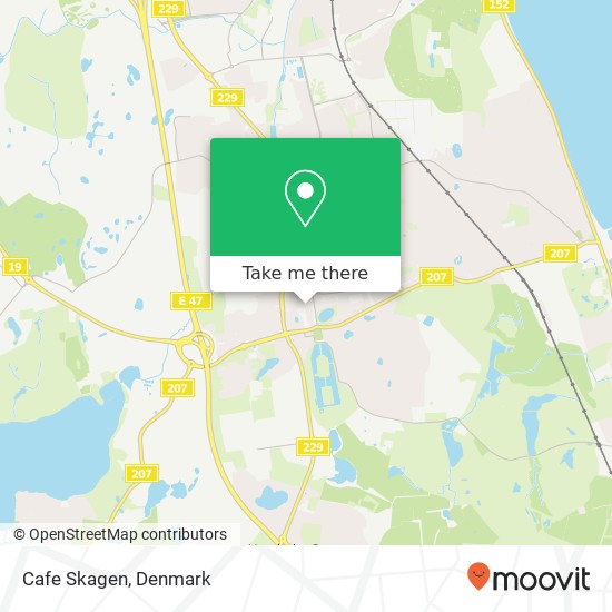 Cafe Skagen map