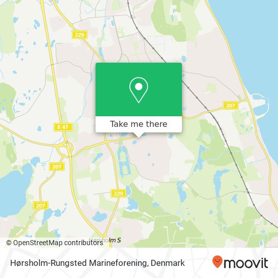 Hørsholm-Rungsted Marineforening map