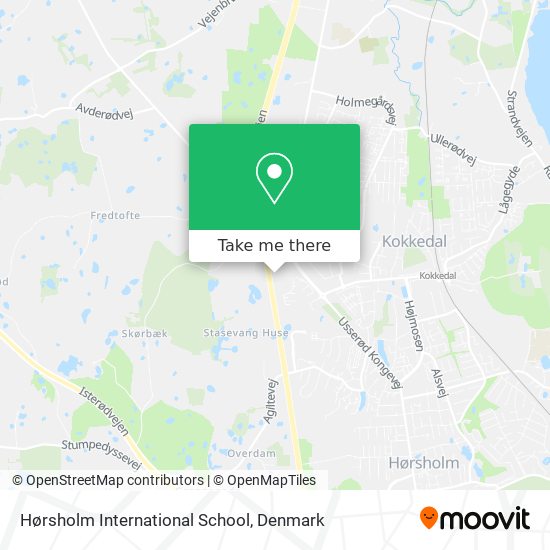 Hørsholm International School map
