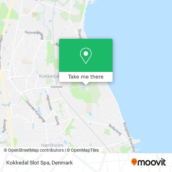 How to get to Kokkedal Slot in Hørsholm by Train or Bus?