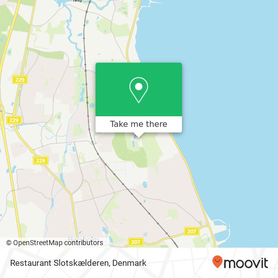 Restaurant Slotskælderen map