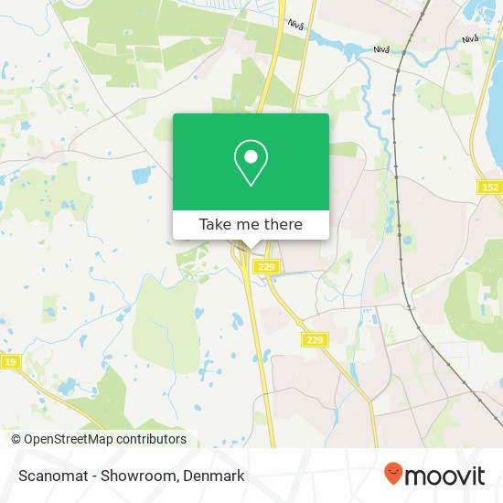 Scanomat - Showroom map
