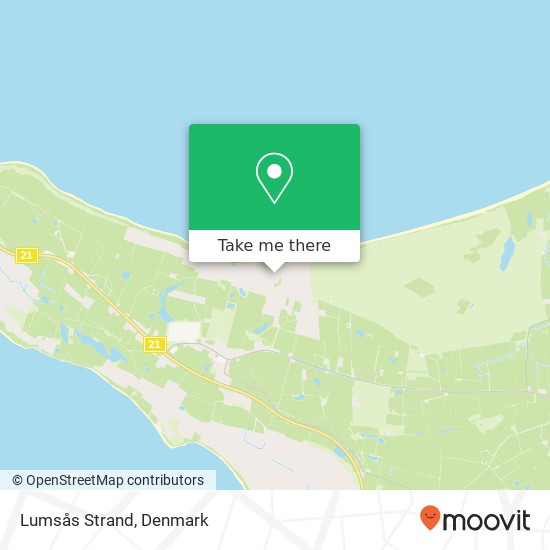 Lumsås Strand map