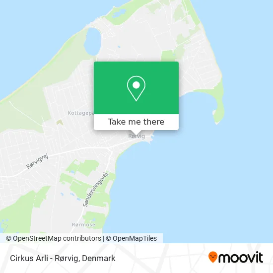 Cirkus Arli - Rørvig map