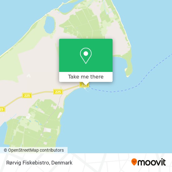 Rørvig Fiskebistro map