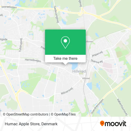 Humac Apple Store map