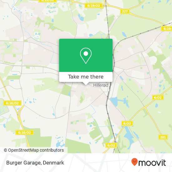 Burger Garage map