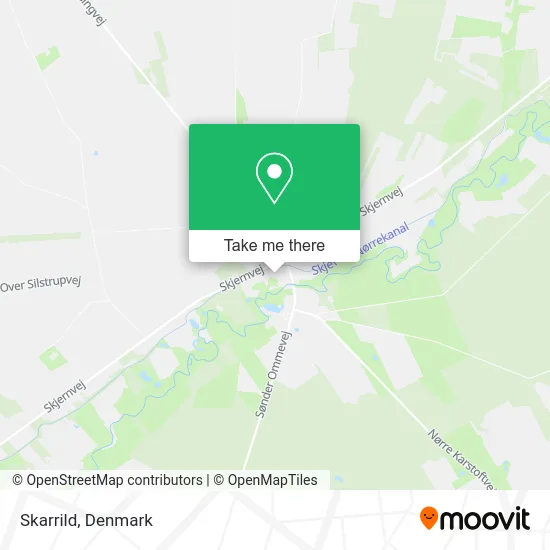 Skarrild map
