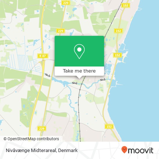 Nivåvænge Midterareal map