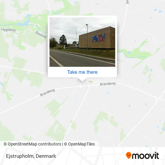 Ejstrupholm map