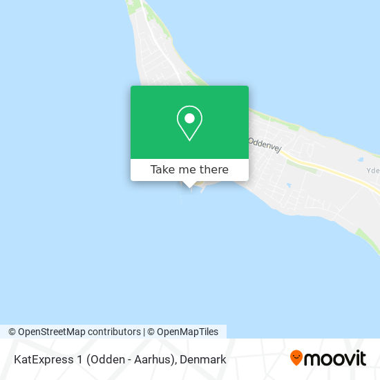 KatExpress 1 (Odden - Aarhus) map