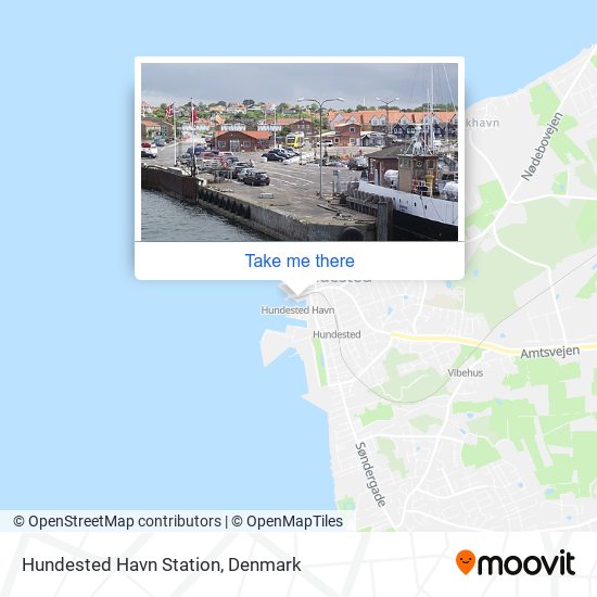 Hundested Havn Station map