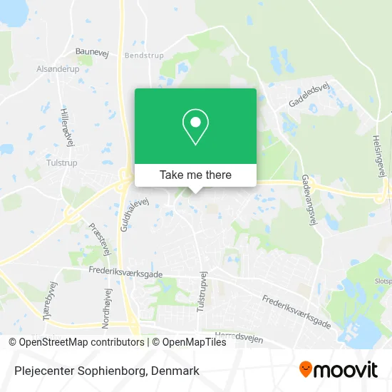 Plejecenter Sophienborg map