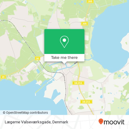 Lægerne Valseværksgade map