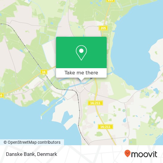 Danske Bank map