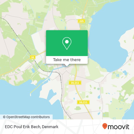 EDC Poul Erik Bech map