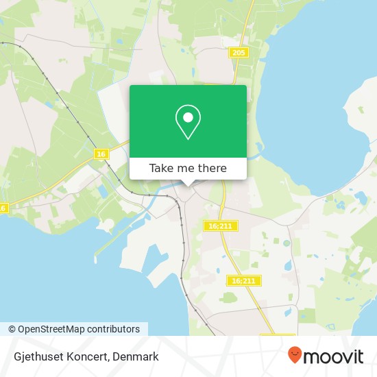 Gjethuset Koncert map