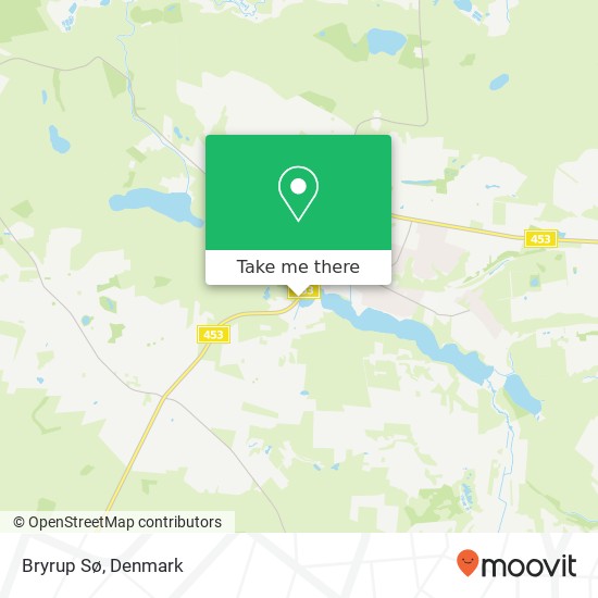 Bryrup Sø map