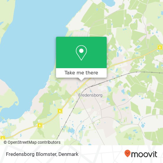 Fredensborg Blomster map