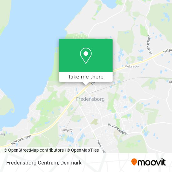 Fredensborg Centrum map