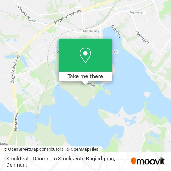 Smukfest - Danmarks Smukkeste Bagindgang map