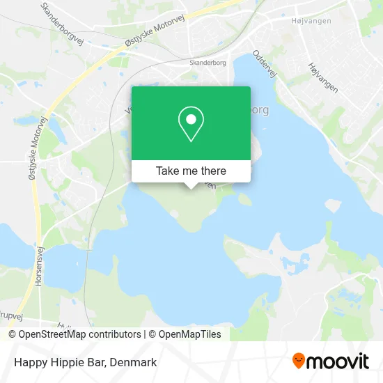 Happy Hippie Bar map