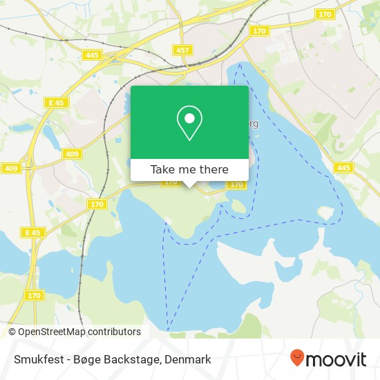 Smukfest - Bøge Backstage map