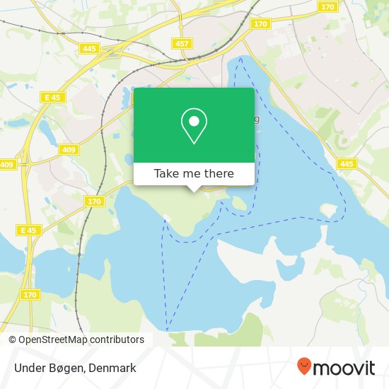 Under Bøgen map