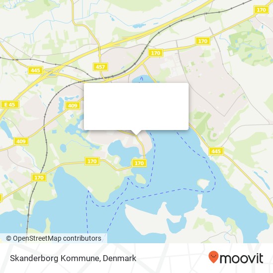 Skanderborg Kommune map