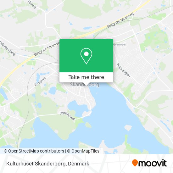 Kulturhuset Skanderborg map