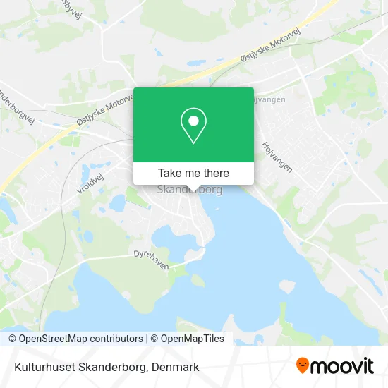 Kulturhuset Skanderborg map