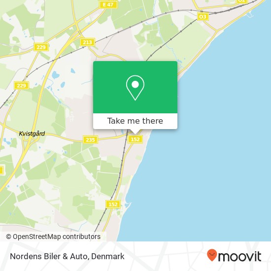 Nordens Biler & Auto map