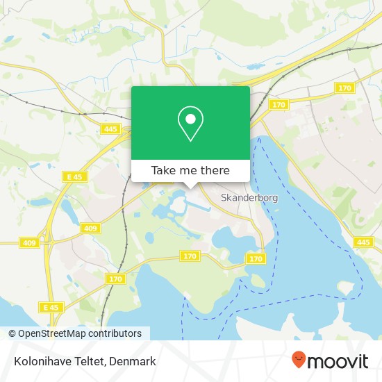 Kolonihave Teltet map