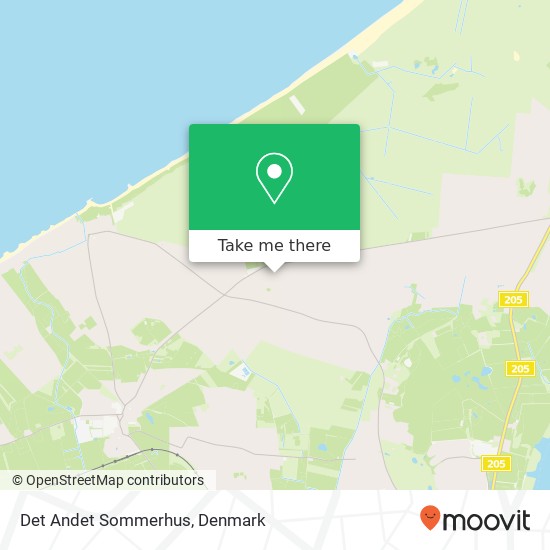 Det Andet Sommerhus map